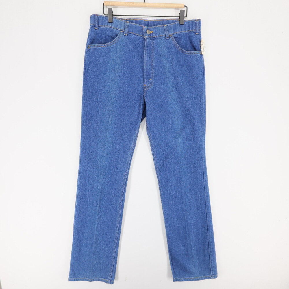 Vintage Levis Action Jeans Mens 36x34 Blue Made In USA Stretch Denim